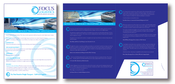 graphic design presentation folders